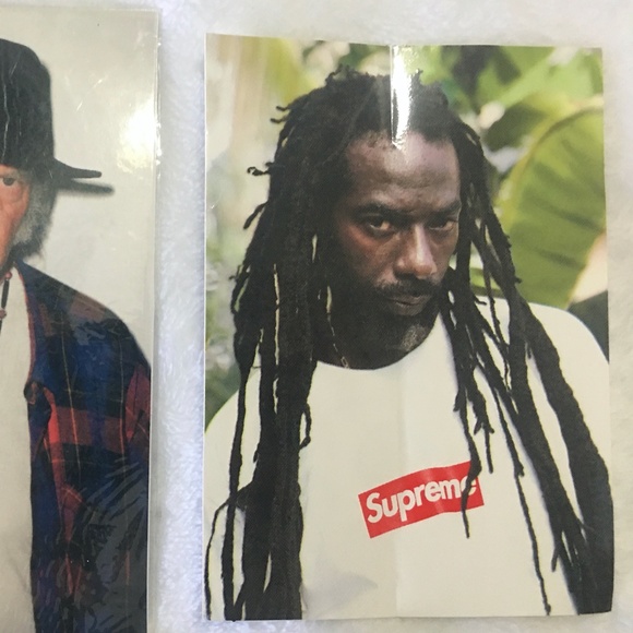 Supreme Musician Photo Tee Sticker Bundle Neil Young Gucci Mane - Picture 4 of 10